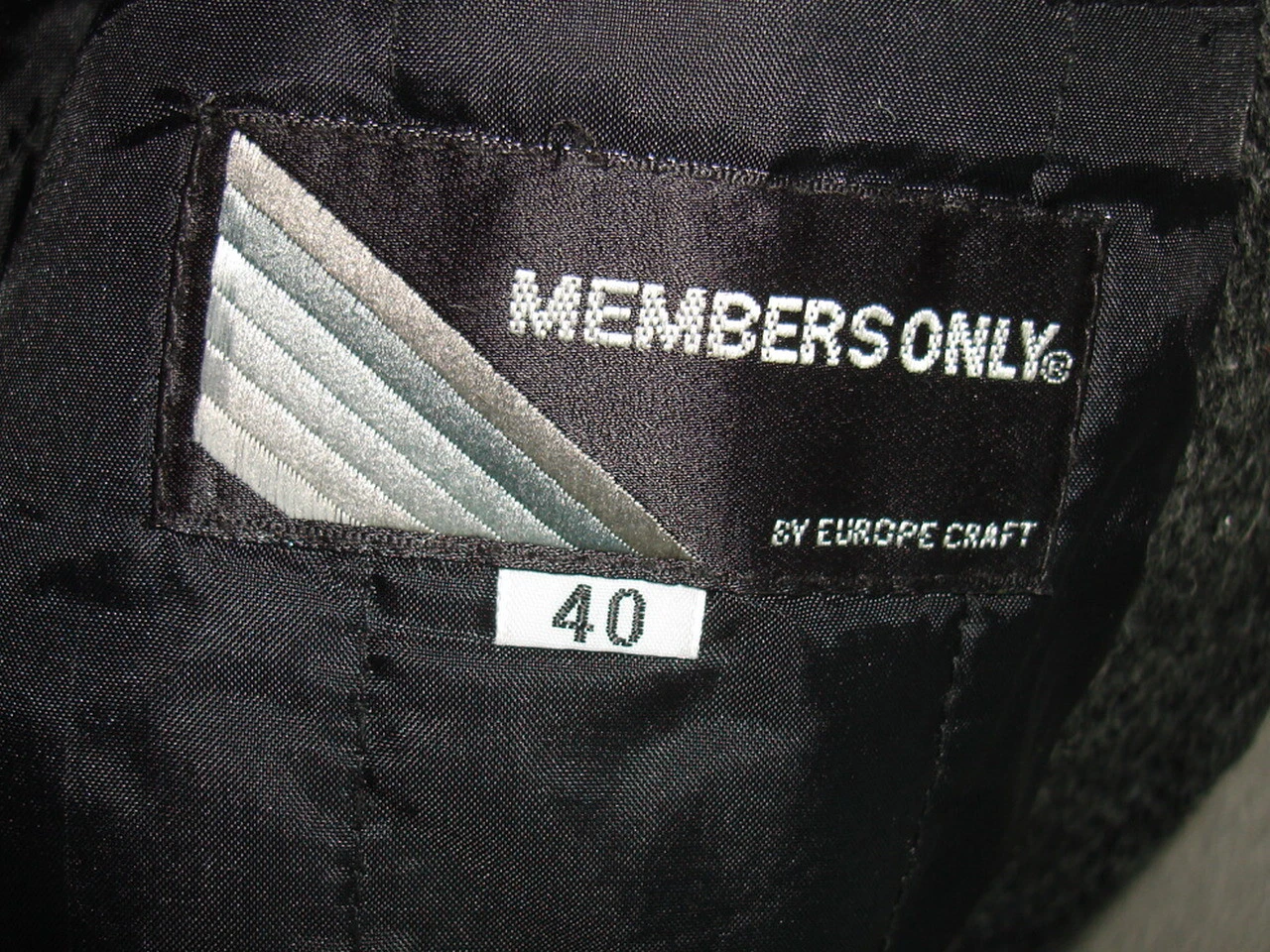 Milano Italiano Classico Corsa D'Anno Grand Prix Members Only Wool Jacket Sz. 40 image 4