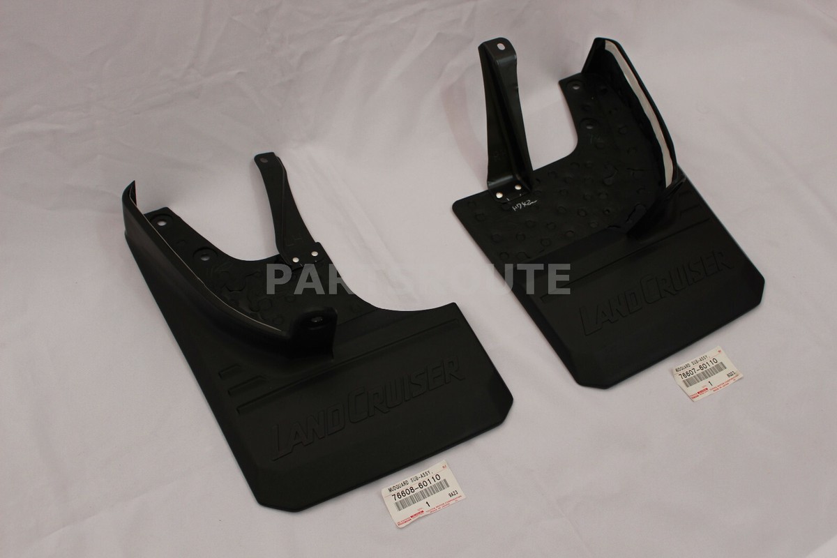 パーツ k Toyota Land Cruiser 70 Series 1990-16 OEM Genuine Rear Mud Guards