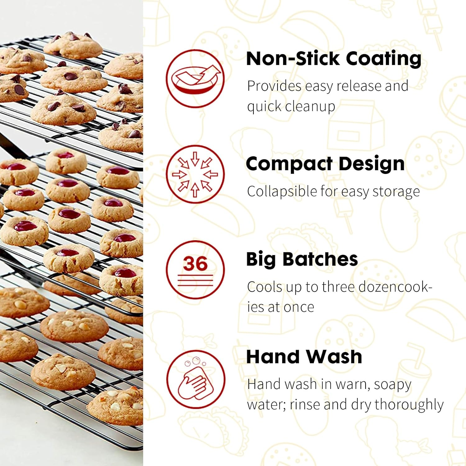 Stainless Steel Non-Stick Cooling Rack
