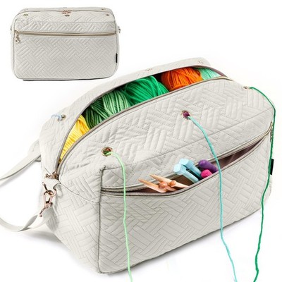 Crochet Bag Organizer - Knitting Bag - Yarn Storage Organizer - Yarn Bag for ...