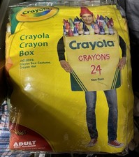 Spirit Halloween Crayola Crayon Box Costume Classic Colors Adult One Size FM 