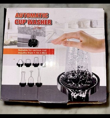 Glass rinser, kitchen faucet bottle washer, sink automatically Drains Bar