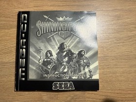 Shining Force Mega CD Case and Manual Only - Very Rare