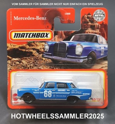 MATCHBOX CHAMPION ''1962 MERCEDES-BENZ 220 SE'' FARBE BLAU OVP ANSEHEN!