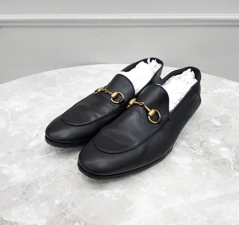 Mocassins Gucci Horsebit en cuir doré 94578588