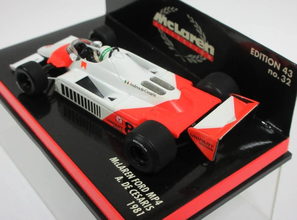 Modellino auto pressofuso McLaren Ford MP4/1 #8 Andrea de Cesaris 1/43 1981 - Immagine 4 di 4