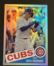 2020 Topps 1985-2020 35th Anniversary Nico Hoerner #85TC-12 Refractor RC