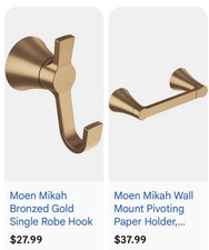 Moen Mikah Toilet Paper Holder And Towel Hook