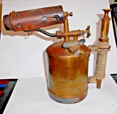 VINTAGE PRIMUS BLOWTORCH MADE IN SWEDEN PETROMA NO 615 [ RARE ONE ]