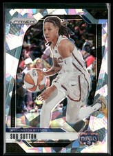 Sug Sutton 2024 Panini Prizm WNBA Ice Prizms #51 Washington Mystics