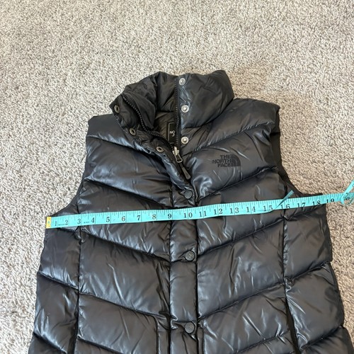 The North Face Puffer Vest Jacket Womens Medium Black 700 Down Fill Outdoors - Picture 5 of 9