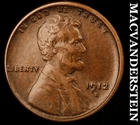 1912-S Lincoln Wheat Cent- Semi Key- Extra Fine Better Date No Reserve #J2174