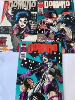 DOMINO #1-3 Complete Series 1997 MARVEL Comics (1st Solo Limited Series)