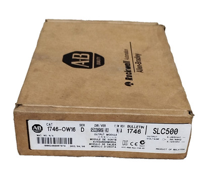 Allen bradley 1746-ow16 SER:C SLC 500 OUTPUT MODULE - NEW FAST SHIPPING BY DHL