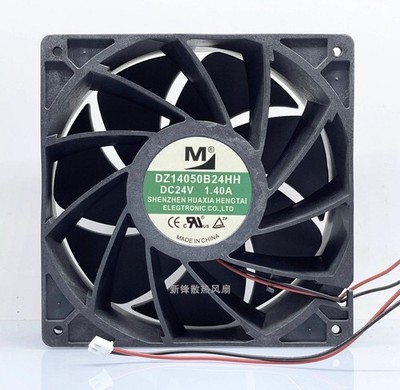 1 pc. New DZ14050B24HH DC24V 1.40A 14050 14CM 2-Wire Inverter Cooling Fan *kk