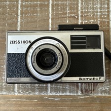 Zeiss Ikon Ikomatic F 35mm Film Camera Frontar Lens Vintage Made in Germany
