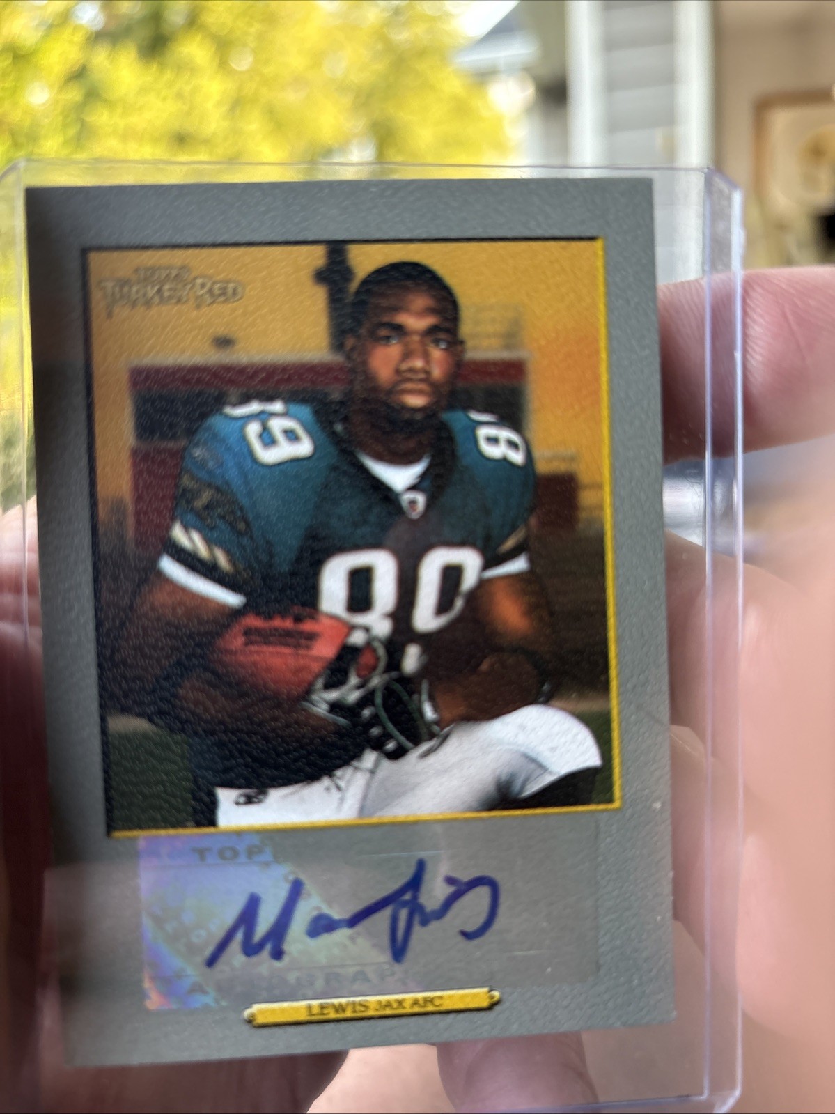 Marcedes Lewis Topps Turkey Red Autograph Red #MLE Autograph-Red