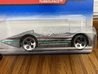 Hot Wheels Virtual Collection Turbolence 2000 #129 Silver VINTAGE VHTF