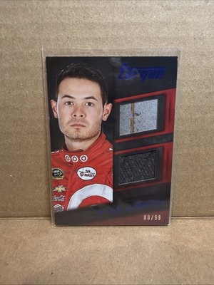2016 Panini Torque - Dual Materials Kyle Larson #DM-KL Blue /99 (MEM)