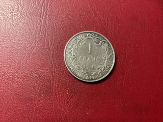 Belgio 1 franco 1911 argento