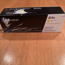 New Open Box HP 414X High Yield Yellow Original LaserJet Toner Cartridge, W2022X
