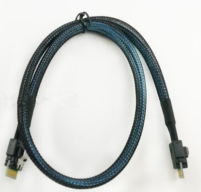 1m SFF-8654 4i 38pin SlimLine SAS 4.0 Host to SFF-8654 38pin Raid Cable #iw