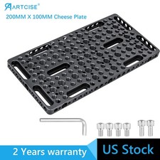 200MM X 100MM Cheese Plate Multi-function Mounting w/ ARRI Accessory Mounts