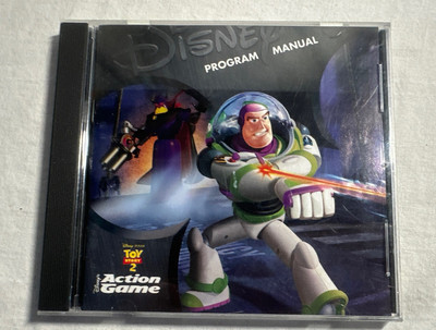 Disney Pixar Toy Story Action Game PC CD- ROM 1999 Buzz Lightyear CIB VG  Disc