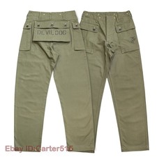 Red Tornado Retro Men MONKEY PANTS P44 HBT Military USMC P-44 Casual Pants Loose