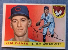 1955 Topps Jim Davis #68 - RC - Chicago Cubs 