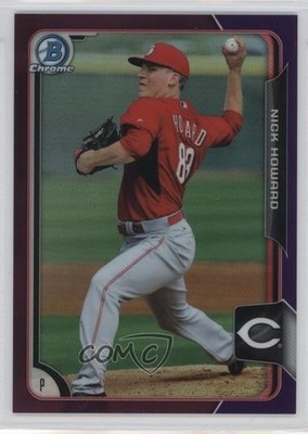 2015 Bowman Draft Chrome Purple Refractor 85/250 Nick Howard #193 1u6