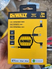 Dewalt - USB to Micro to Type C 3-in-1 Cable ...