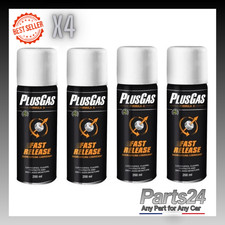 4x PlusGas 07660704893 Penetrating Oil Spray Rusted Bolt Nut Release Lubricant