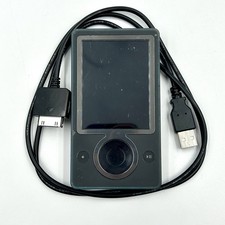Microsoft Zune Black 30GB Digital Media MP3 Player Model 1089 Tested Works