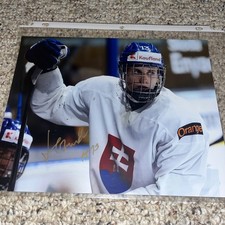 Tobias Tomik Signed Autographed 8x10 Photo Team Slovakia WJC 2026 Draft