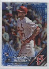 2016 Topps Chrome Blue Refractor 55/150 Jeremy Hazelbaker #110 0s55