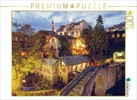 Calvendo Puzzle Mostar - View Over The Small Old Stone Arch Bridge | 1000 Pieces