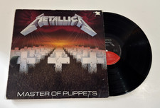 Metallica Master Of Puppets Vinyl LP 1986 Elektra E1 60439 Original rough jacket