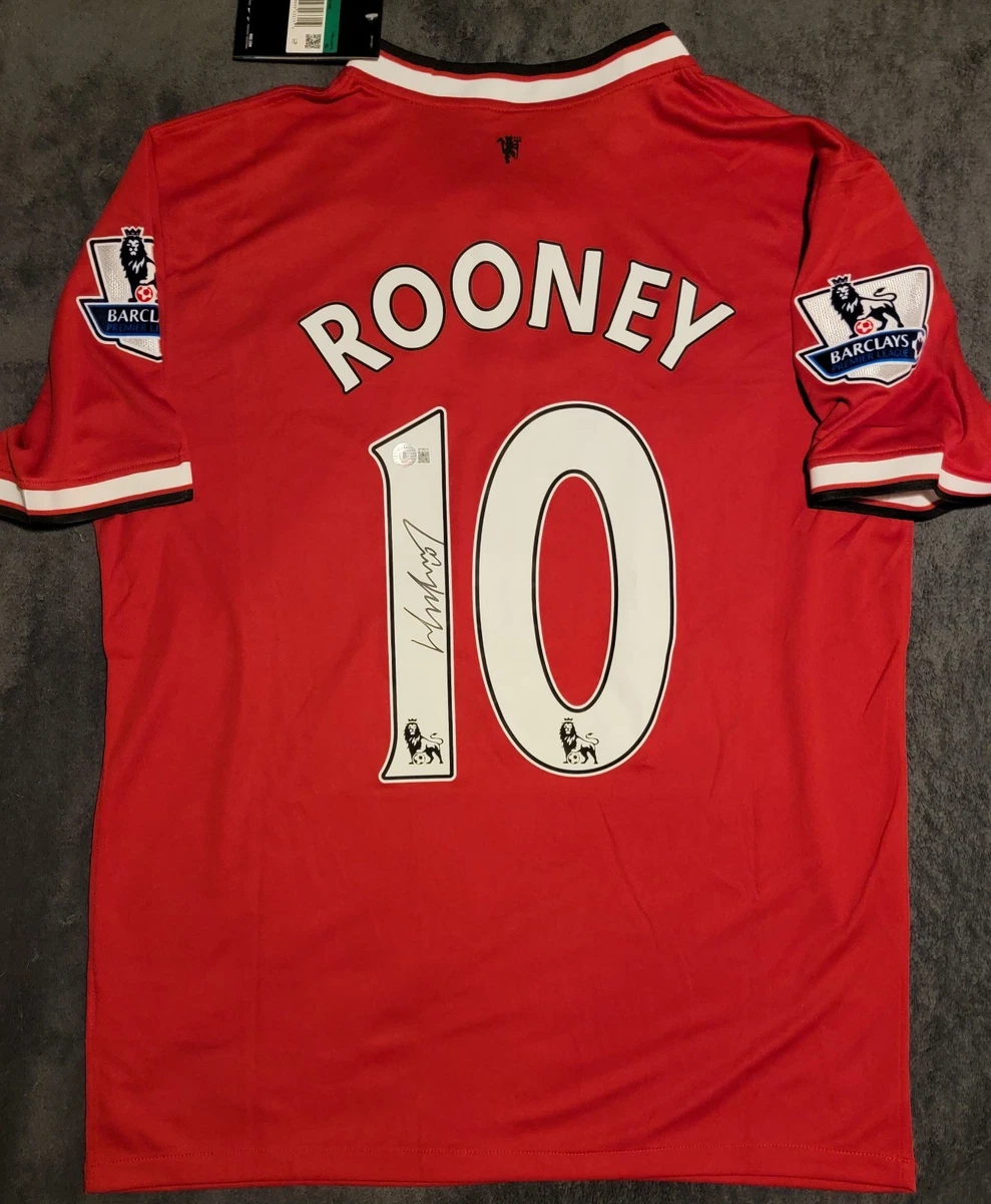 Футбол Wayne Rooney оригинальный с автографом Джерси - огромный