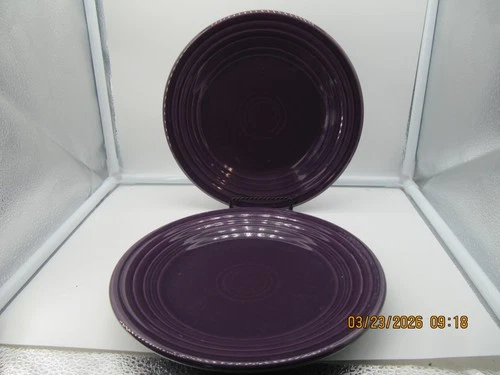 Fiestaware Salad Plate Set Of 2 Plum Purple Dessert Plate 8.75"