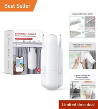 Automatic Curtain Opener for U Rail - Upgrade with App Control & Voice Commands