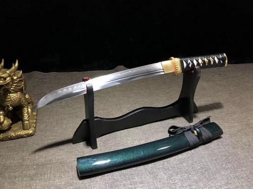 21" Ton gehärtete 1095 Stahlklinge japanischer Samurai Tanto Kinfe scharf - Bild 7 von 9