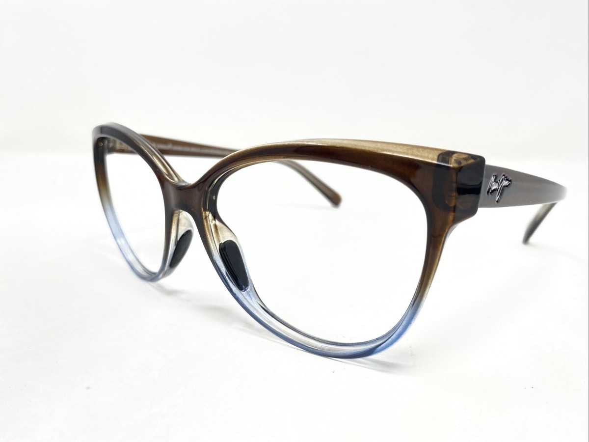 Maui Jim Italy MJ537-01F OLU OLU 57-17-140 Brown/Blue  display picture 3