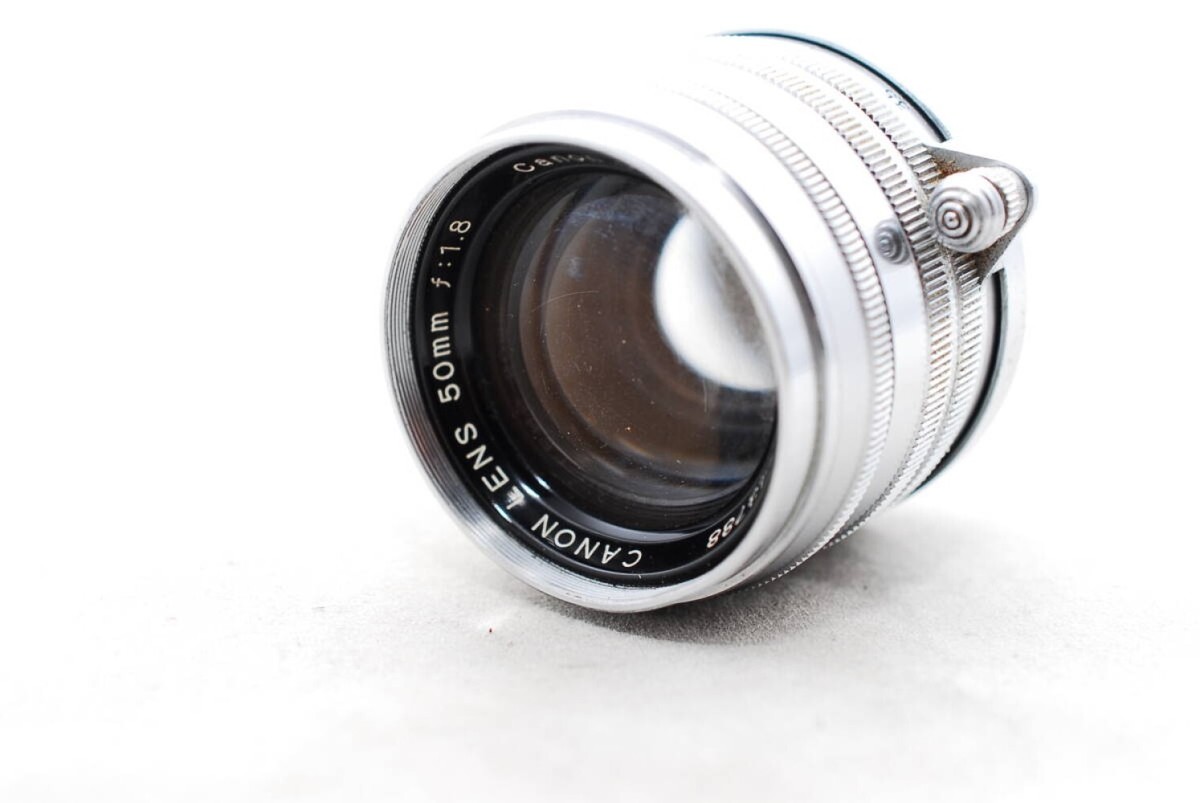 Canon 50mm f/1.8 LTM レンズ 日本製 L39 Canon 50mm F1.8 L39マウント Canon Lens 銀鏡胴タイプ整備記録