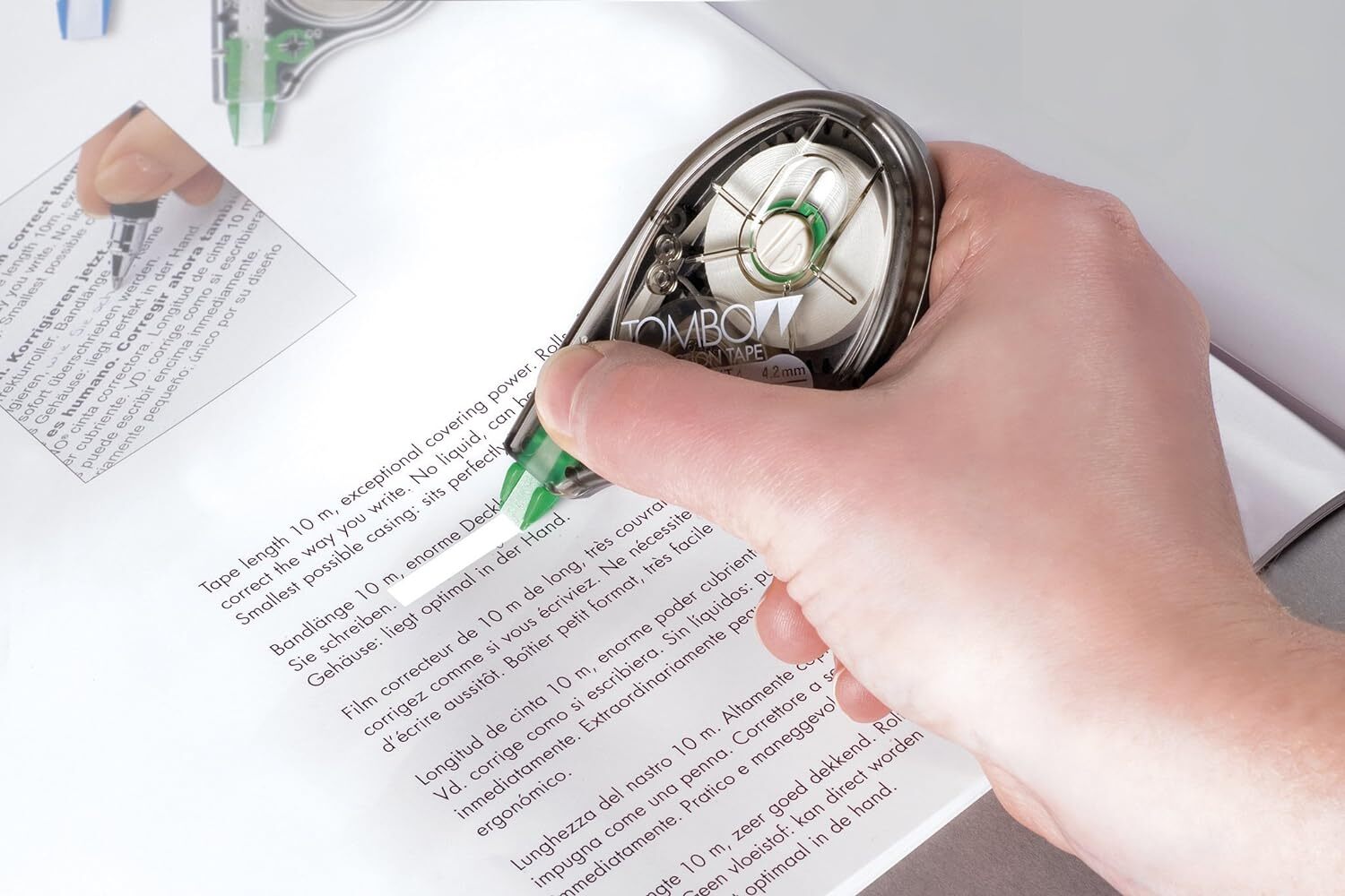 Tombow Mono Correction Tape 4.2mm x10 Metres CTYT4, White eBay