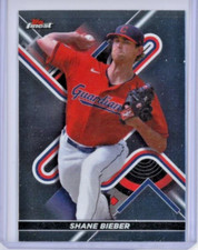 2022 Topps Finest #49 Shane Bieber - Cleveland Guardians - MINT