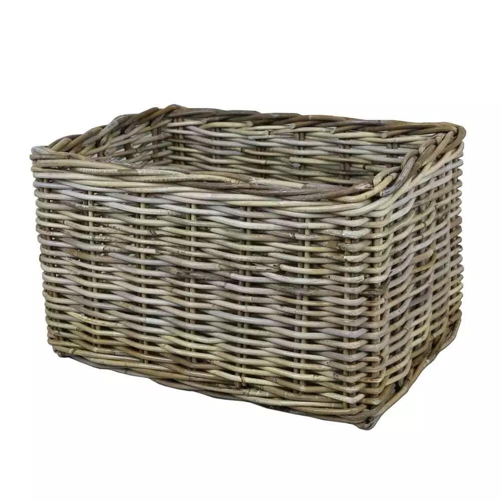 Large rattan baskets deals