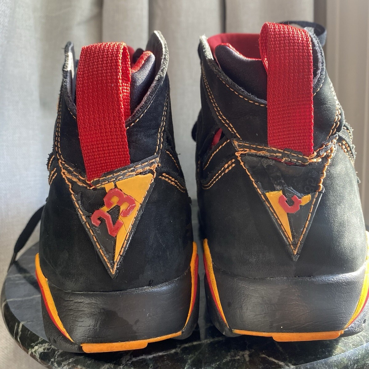 Jordan 7 Citrus 2006 Men's Size 8 Nike Air Jordan VII Retro Black