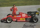 Ferrari - Patrick Tambay, Agip Petroli, Postcard