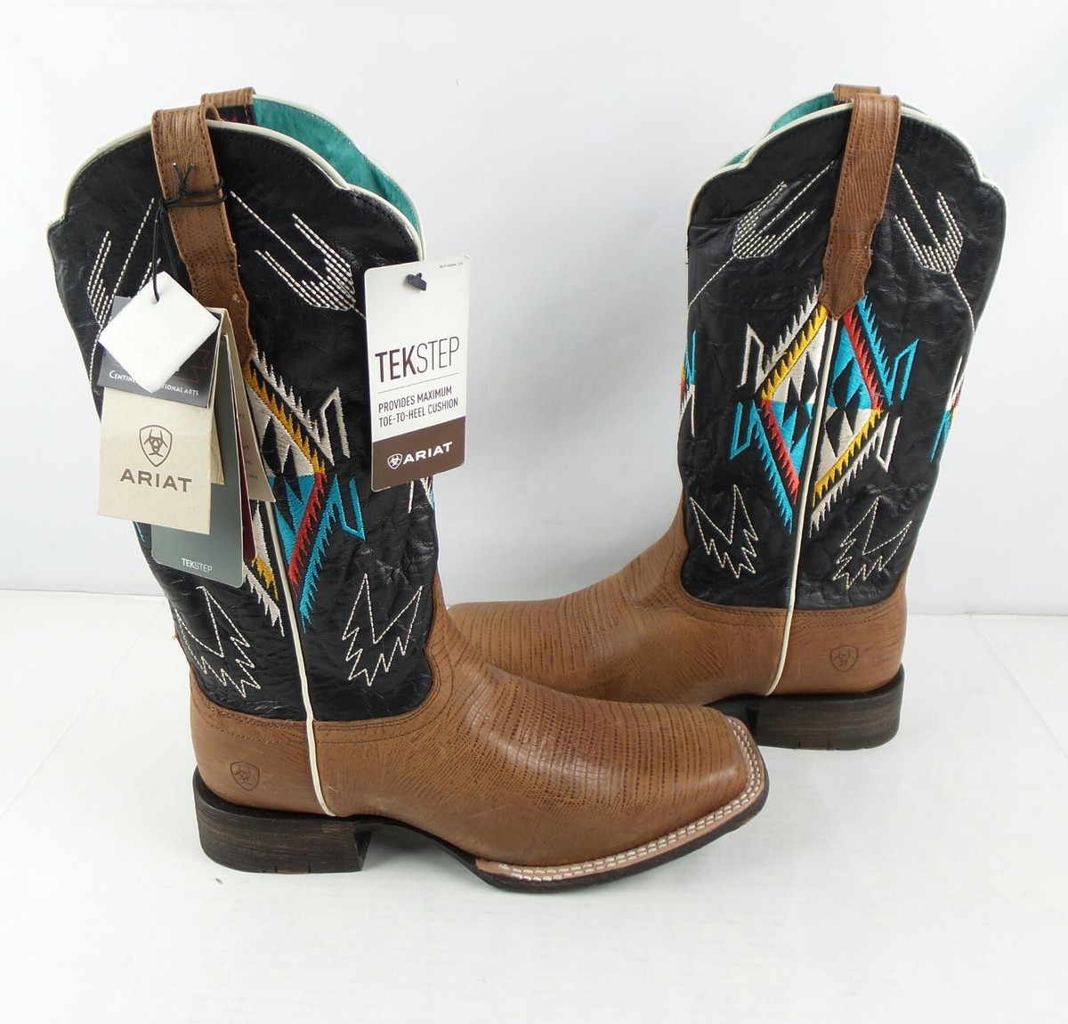 NEW ARIAT Frontier Chimayo Western Leather Cowboy Boots Size